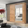 Buy Effect 2 Sliding Door Wardrobe Oak Lancelot 200cm, Colour: Oak Lancelot, Item Width: 200 from Furnituretta