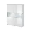 Buy Toledo 42 Sideboard Display Cabinet White, Colour: White, Item Width: 122 from Furnituretta