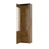 Buy Larona 05 Tall Display Cabinet Oak Satin, Colour: Oak Satin, Item Width: 65, 5 from Furnituretta