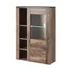 Buy Larona 44 Sideboard Display Cabinet Oak Satin, Colour: Oak Satin, Item Width: 100 from Furnituretta