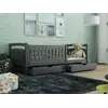 Buy Wooden Bed Terry with Storage Graphite, Colour: Graphite, Mattresses: Foam/Bonnell Mattresses, 7 from Furnituretta