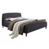 Buy Elegant Geneva Dark Grey Fabric King Size Bed - Perfect for Any Room, Colour: Dark Grey, Size: 5ft/King , Item Width: 163 from Furnituretta