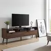 Buy Gjora TV Unit – Large Walnut Finish (160 cm), 3 from Furnituretta