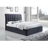 Buy Hamilton Dark Grey Fabric Bed Super King Size - Enhance Your Bedroom, Colour: Dark Grey, Size: 6ft/Super King, Item Width: 189, 4 from Furnituretta