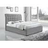 Buy Hamilton Light Grey Fabric Bed Super King Size - Enhance Your Bedroom, Colour: Light Grey, Size: 6ft/Super King, Item Width: 189, 4 from Furnituretta