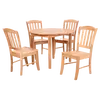 Buy Southall Dropleaf Dining Set – Natural Finish (4-Seater) from Furnituretta