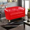 Buy Claridon 2 Seater Sofa – Red PU Leather, 4 from Furnituretta