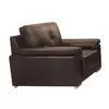 Buy Ranee 1 Seater Sofa – Brown Bonded Leather & PU, Colour: Brown, Item Width: 125, 3 from Furnituretta