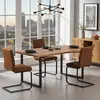 Buy Boston Dining Table – Oak Effect Top with Black Metal Legs from Furnituretta