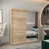 Buy Verona 02 Sliding Door Wardrobe Oak Sonoma 180cm, Colour: Oak Sonoma, Item Width: 180, 5 from Furnituretta