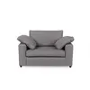 Buy Alton 1- Seater Fabric Sofa Silver, 2 from Furnituretta