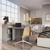 Buy Work Concept Slim Convertible Hidden Desk Grey 90cm, Colour: Grey, Side: Right, Item Width: 90, 6 from Furnituretta