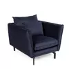 Buy Elford 1-Seater Fabric Sofa Navy from Furnituretta