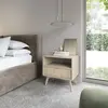 Buy Forest Bedside Table Beige 54cm, Colour: Beige, Item Width: 54, 3 from Furnituretta