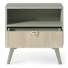 Buy Forest Bedside Table Green 54cm, Colour: Green, Item Width: 54, 4 from Furnituretta