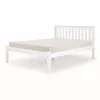 Buy Manila LFE Pine Bed Double White, Colour: White, Size: Double from Furnituretta