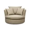 Buy Ronda Swivel Fabric Chair from Furnituretta
