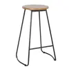 Buy Trent Bar Stool Black and Natural from Furnituretta