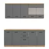 Buy Hove Kitchen Units 200cm Graphite Grey from Furnituretta
