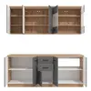 Buy Hove Kitchen Units 200cm Graphite Grey, 4 from Furnituretta