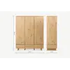 Buy Tipton Triple Wardrobe 3 Door 3 Drawer Artisan Oak Effect, Colour: Oak Artisan, 5 from Furnituretta