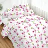 Buy Flannelette Duvet Cover Set – Pink Floral | Ultra-Soft Brushed Cotton, 4 from Furnituretta