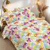 Buy Funky Color Flowers Duvet Cover Set – 100% Cotton | Double, Size: Double, 2 from Furnituretta