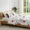 Buy Red Poppy Flower Duvet Cover Set – 100% Cotton | Single Size, 3 from Furnituretta