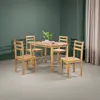 Buy New York Medium Dining Table – Sleek Natural Wood | 4-Seater, 2 from Furnituretta