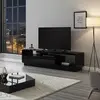 Buy Abberly High Gloss TV Cabinet – Black | Sleek & Modern Storage, Colour: Black, 4 from Furnituretta