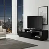 Buy Abberly High Gloss TV Cabinet – Black | Sleek & Modern Storage, Colour: Black from Furnituretta