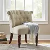 Buy Alderwood Fabric Chair – Beige | Plush Comfort & Timeless Style, Colour: Beige, 5 from Furnituretta