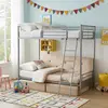 Buy Alaska Futon Bunk Bed – Silver | Space-Saving & Versatile from Furnituretta