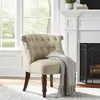 Buy Alderwood Fabric Chair – Beige | Plush Comfort & Timeless Style, Colour: Beige, 7 from Furnituretta