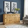 Buy Corona Buffet Sideboard – Rustic Pine | 3 Doors & 3 Drawers, 3 from Furnituretta