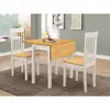 Buy Atlas White Dropleaf Dining Table Only, 3 from Furnituretta