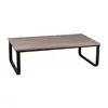 Buy Felix Coffee Table – Natural Wood Effect & Black Metal Legs from Furnituretta
