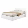 Buy Fusion Storage PU Single Bed White, Colour: White, Size: Single from Furnituretta