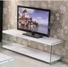 Buy Marco TV Unit – White High Gloss with Tempered Glass (160 cm), 2 from Furnituretta