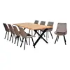 Buy Yale Large Dining Table: Warmth & Style for Family Gatherings, 2 from Furnituretta