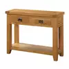 Buy Acorn Solid Oak Hall Table – 2 Drawers | Premium Oak Hallway & Living Room Furniture, 2 from Furnituretta