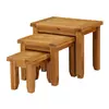 Buy Acorn Solid Oak Nest of Tables from Furnituretta
