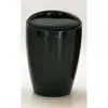 Buy Dawson Black High Gloss Stool with Storage, Colour: Black, 2 from Furnituretta