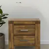 Buy Parkfield Bedside Table: Acacia Wood & 2 Drawers, 2 from Furnituretta