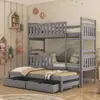 Buy Viki Bunk Bed Grey Matt: Space-Saving Sleep Solution for Kids, Colour: Grey Matt, Mattresses: Foam Mattresses, 5 from Furnituretta