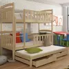 Buy Viki Bunk Bed Pine: Space-Saving Sleep Solution for Kids, Colour: Pine, Mattresses: Foam/Bonnell Mattresses from Furnituretta