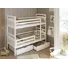 Buy Space-Saving Sleep & Storage: Gabi Bunk Bed White Matt with Drawers, Colour: White Matt, Mattresses: Foam Mattresses, 11 from Furnituretta