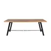 Buy Dine in Style: Cavendish Large Table with Black Metal Legs from Furnituretta
