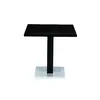 Buy Chatham High Gloss Table: Modern Black & Steel, Colour: Black, 4 from Furnituretta