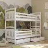 Buy Space-Saving Sleep & Storage: Gabi Bunk Bed White Matt with Drawers, Colour: White Matt, Mattresses: Foam/Bonnell Mattresses, 6 from Furnituretta